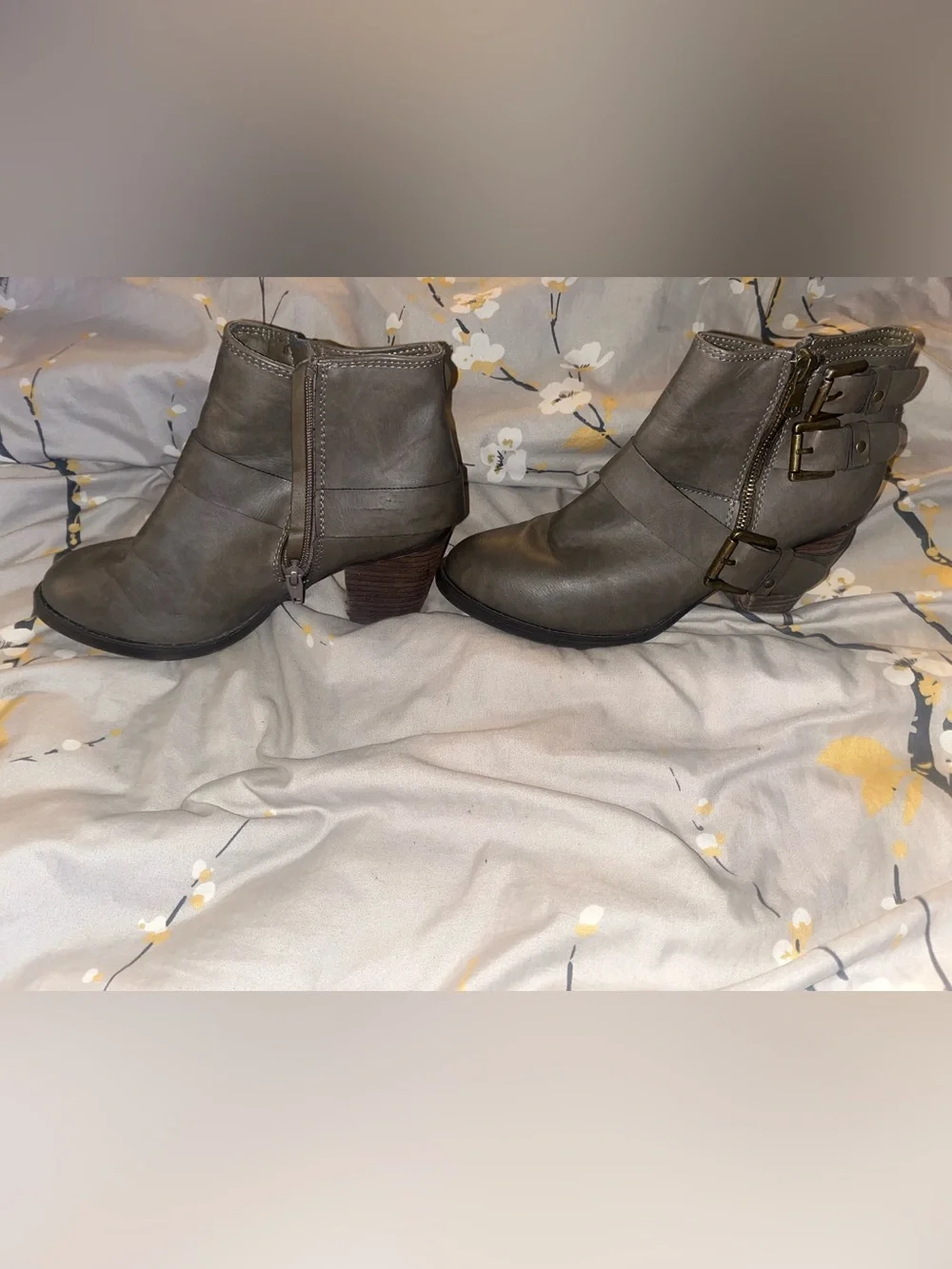 Women's Mid-Calf Zip Ankle Boots